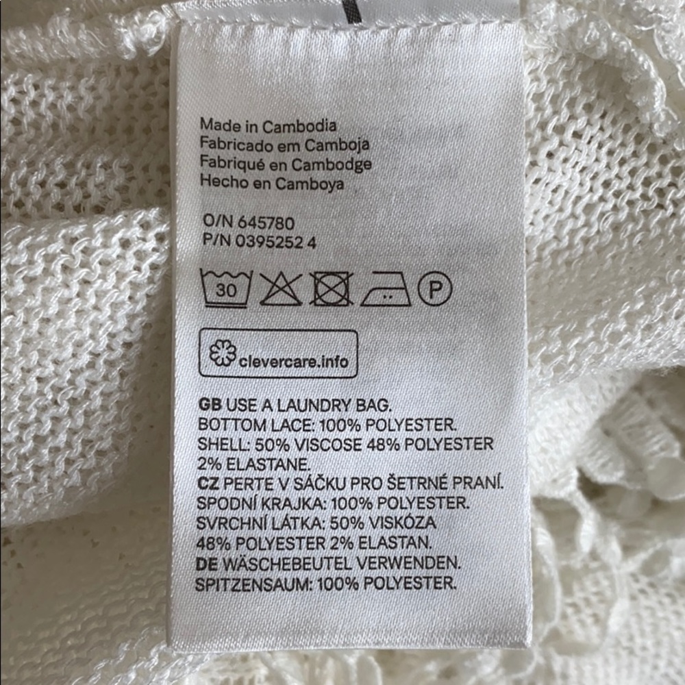 White lace shawl - Picture 5 of 5